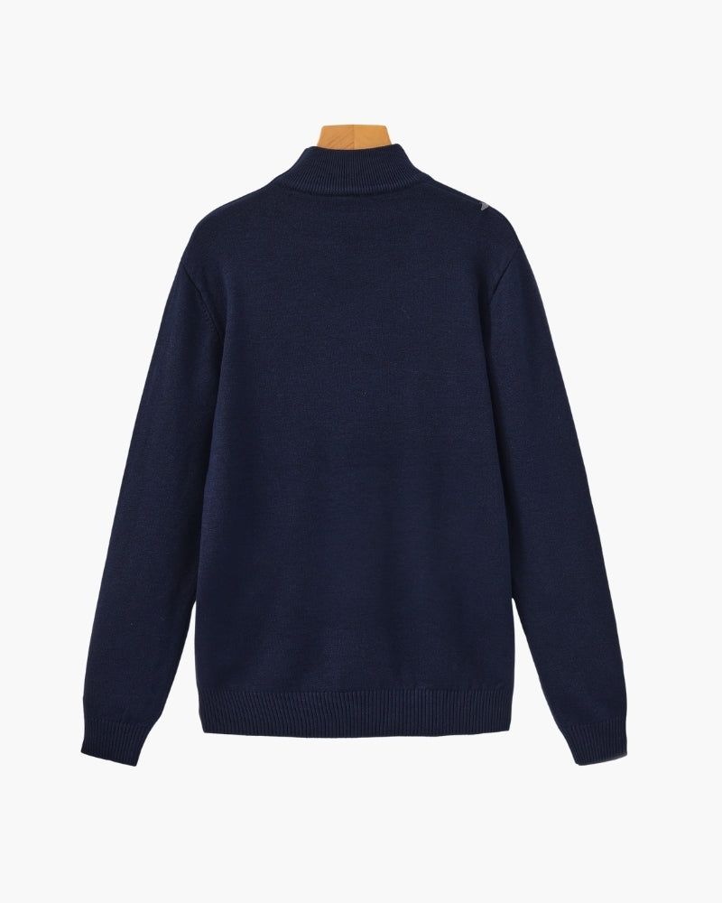 Essential Ribbed Mock Neck Sweater