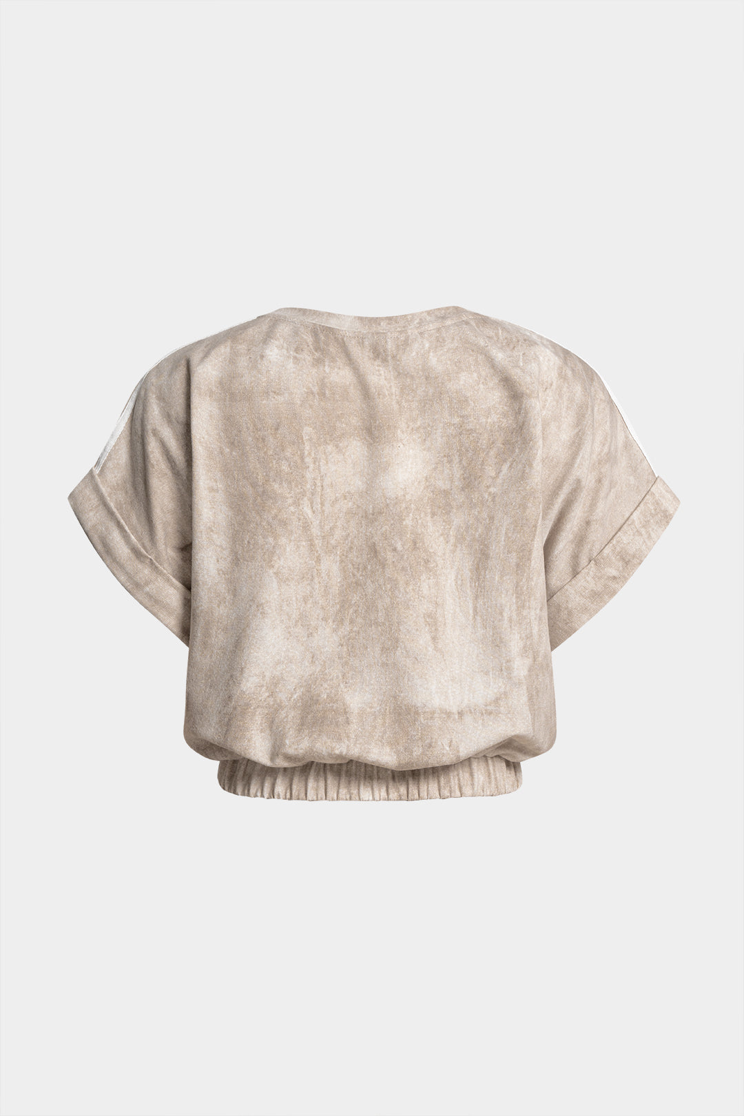 Striped Round Neck Short Sleeve T-Shirt