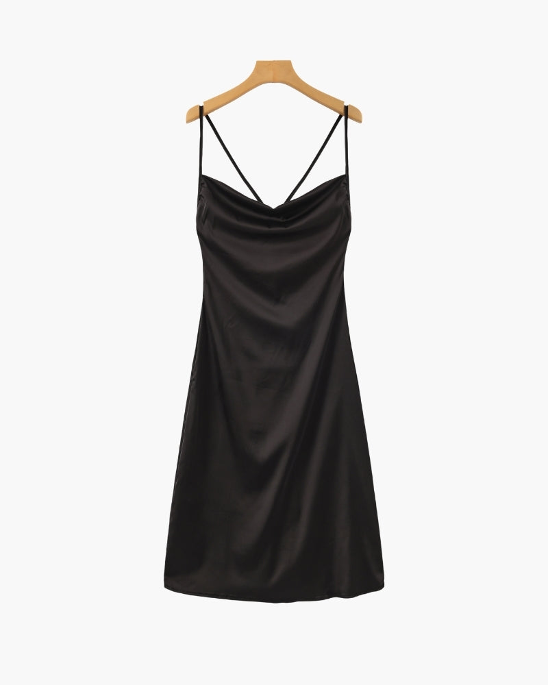 Emberline Silk Slip Dress