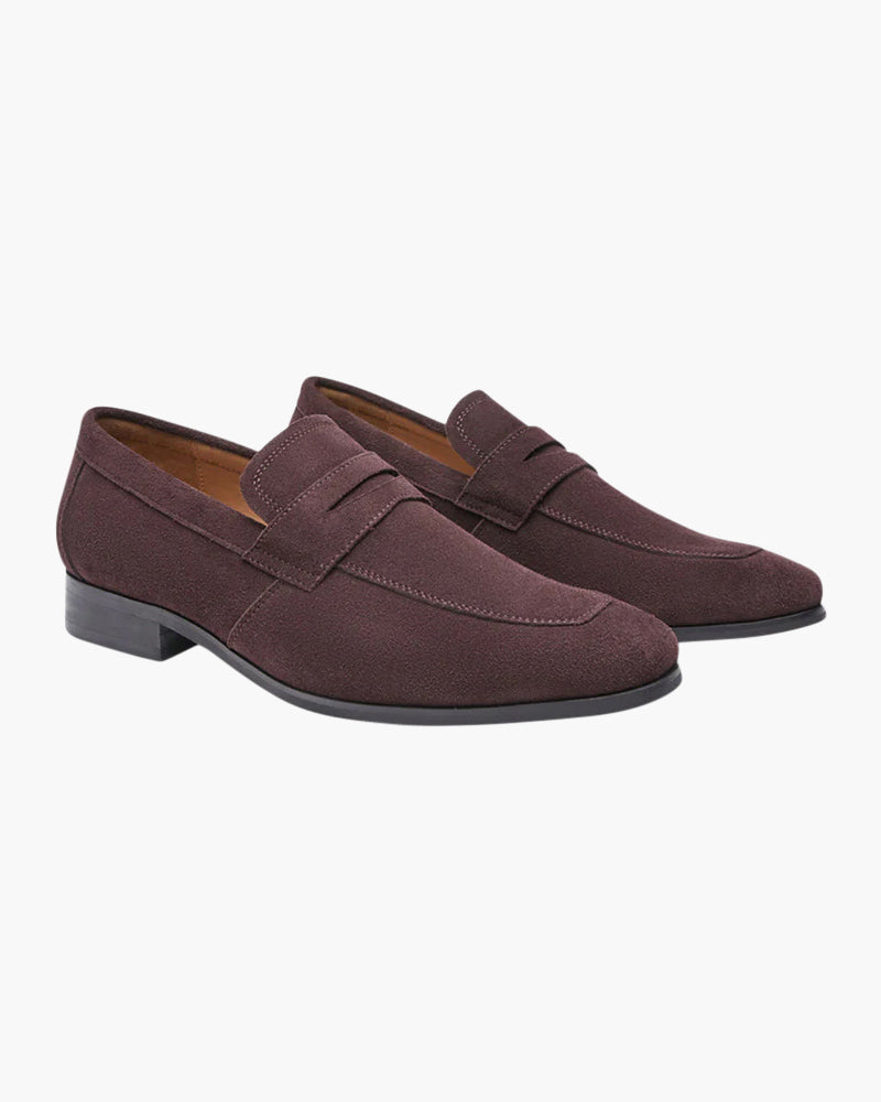 Emberline Suede Penny Loafers