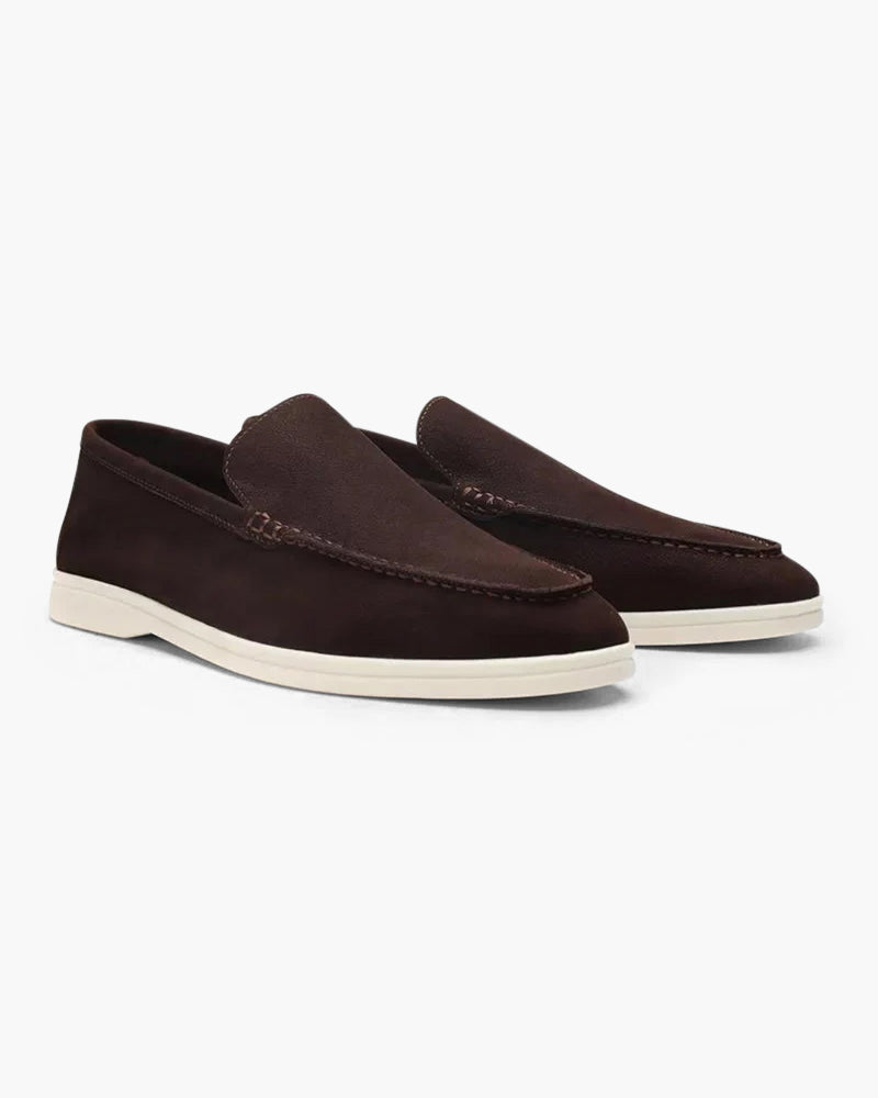 Emberline Cowhide Leather Loafers