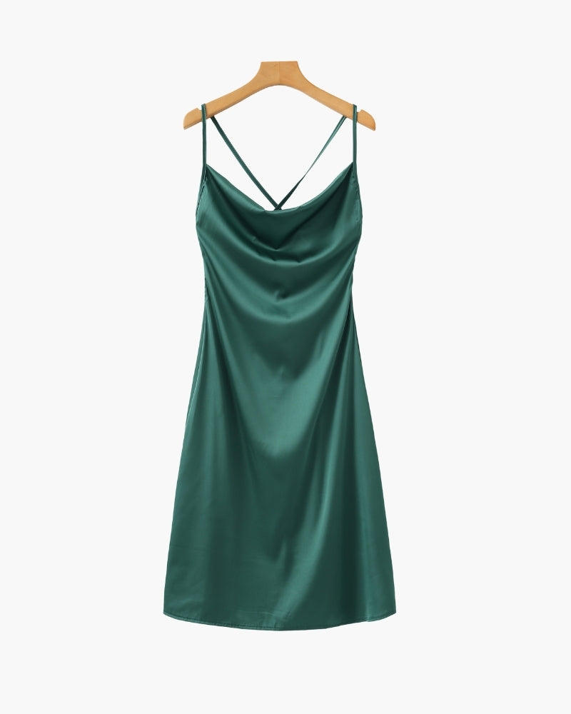 Emberline Silk Slip Dress