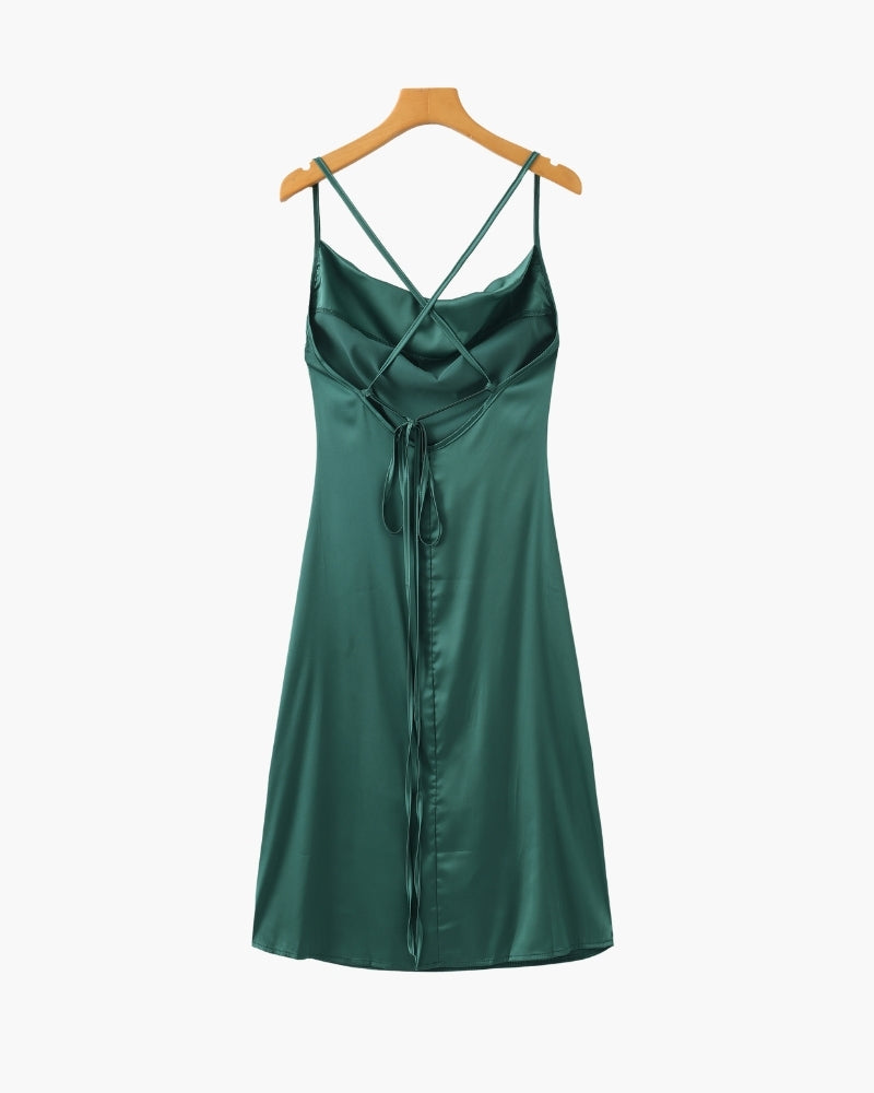 Emberline Silk Slip Dress