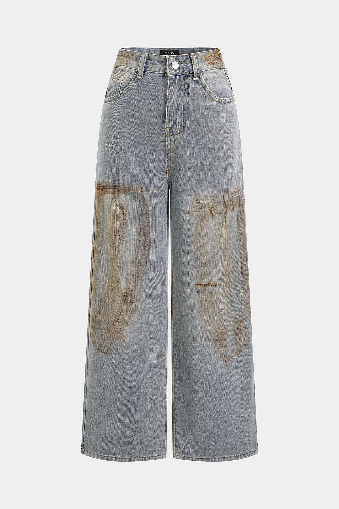 Denim Straight Leg Jeans
