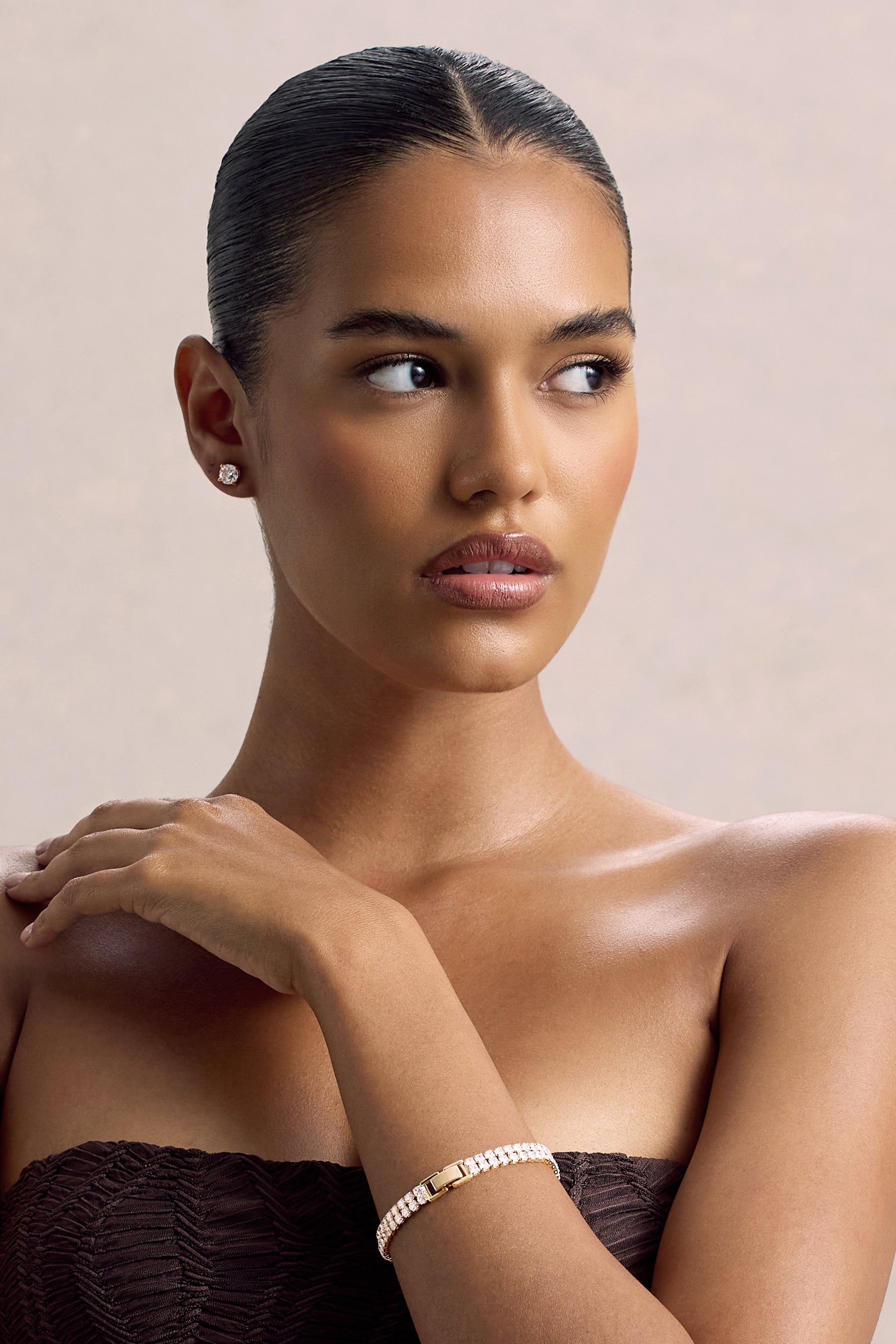 Vallen | Gold Diamante Bracelet