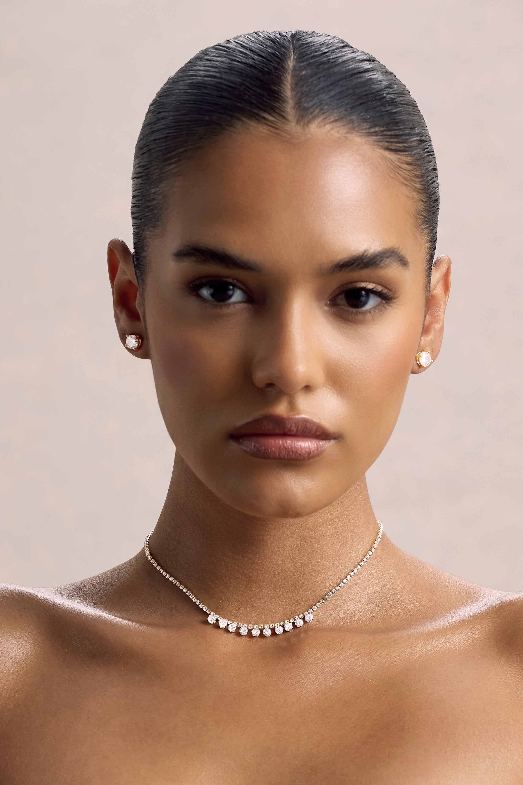 Kinsley | Gold Diamante Necklace