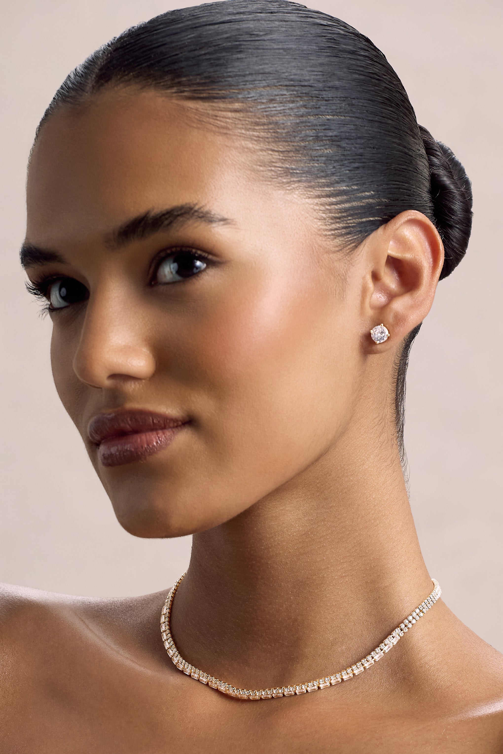 Dara | Gold Diamante Necklace