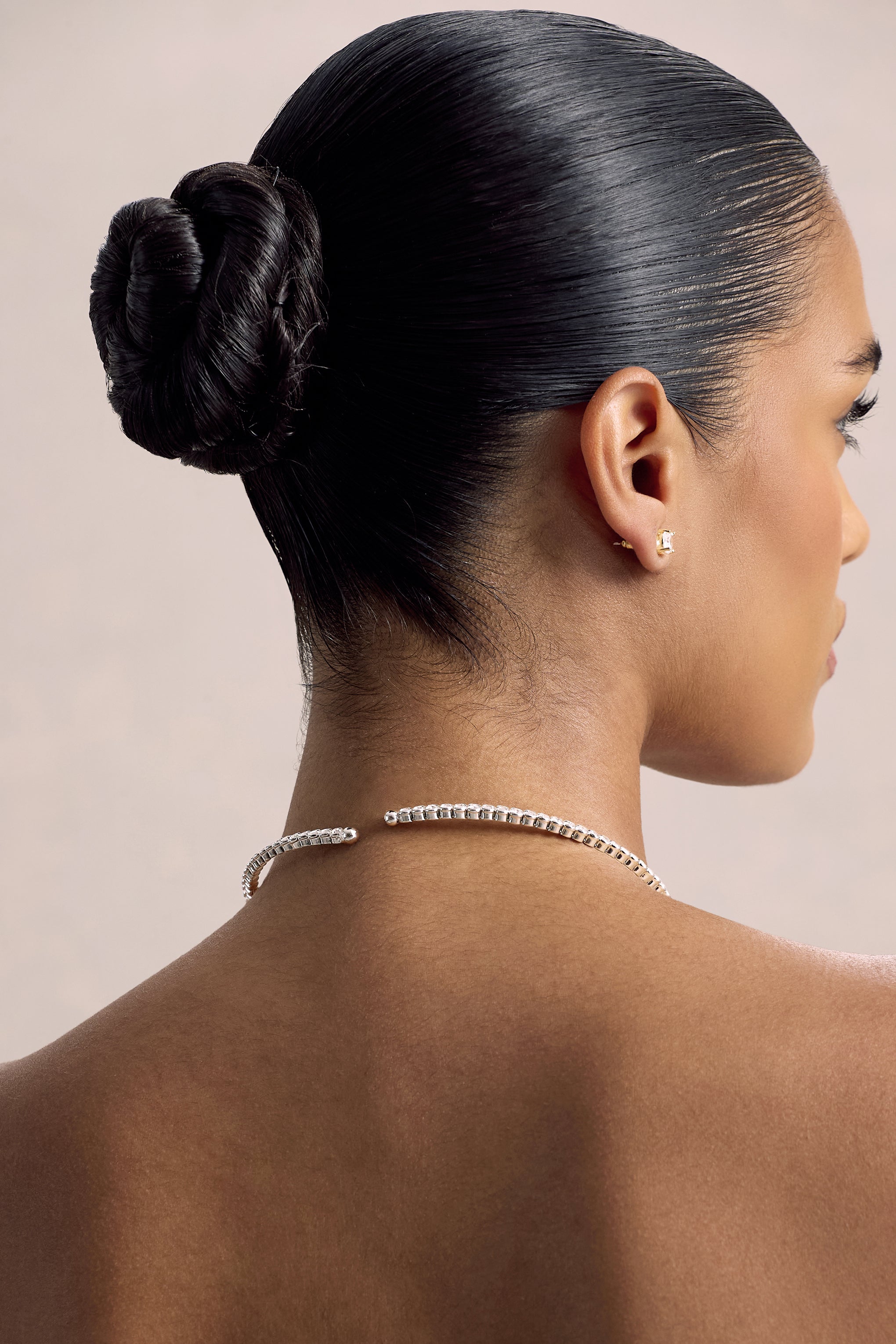 Luminara | Silver Diamante Necklace