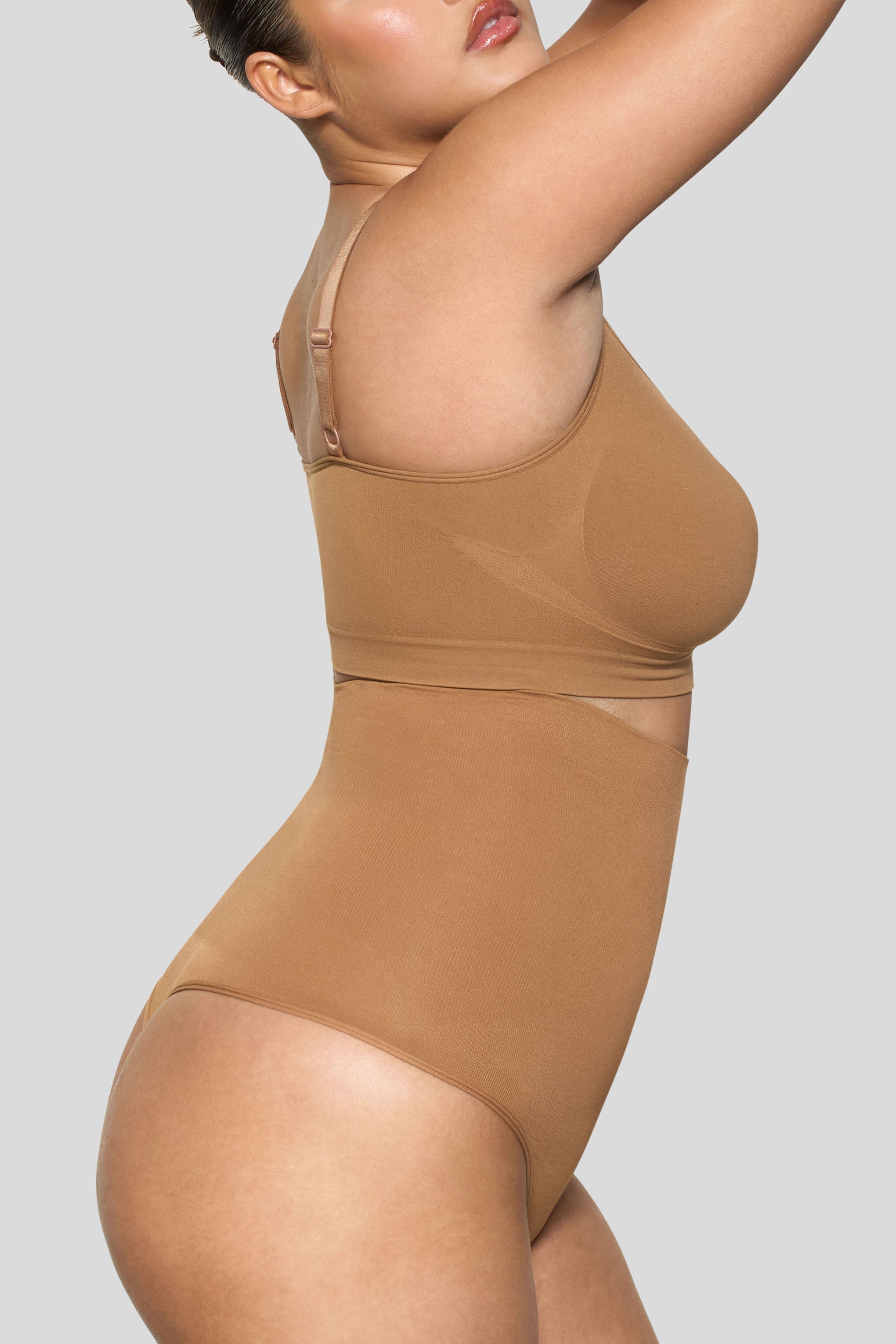 BOOMBA | Caramel High-Waisted Thong Shapewear