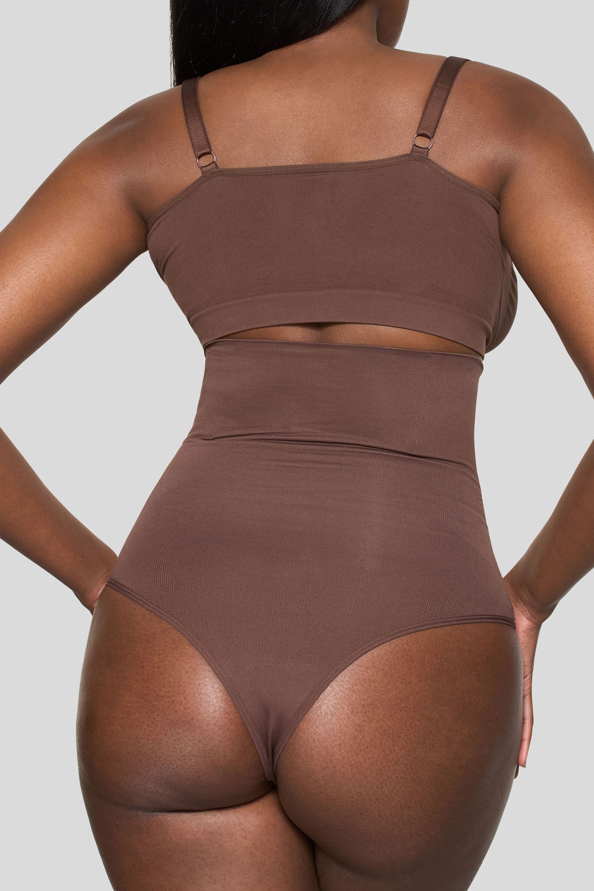 BOOMBA | Cocoa High-Waisted Thong Shapewear