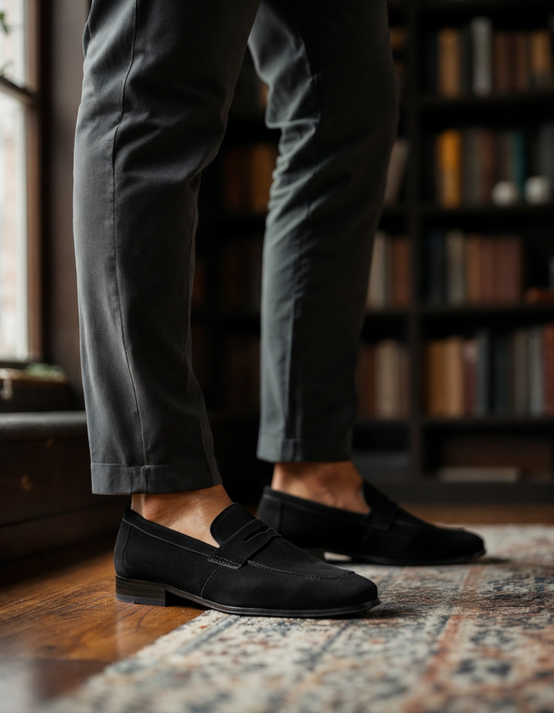 Emberline Suede Penny Loafers