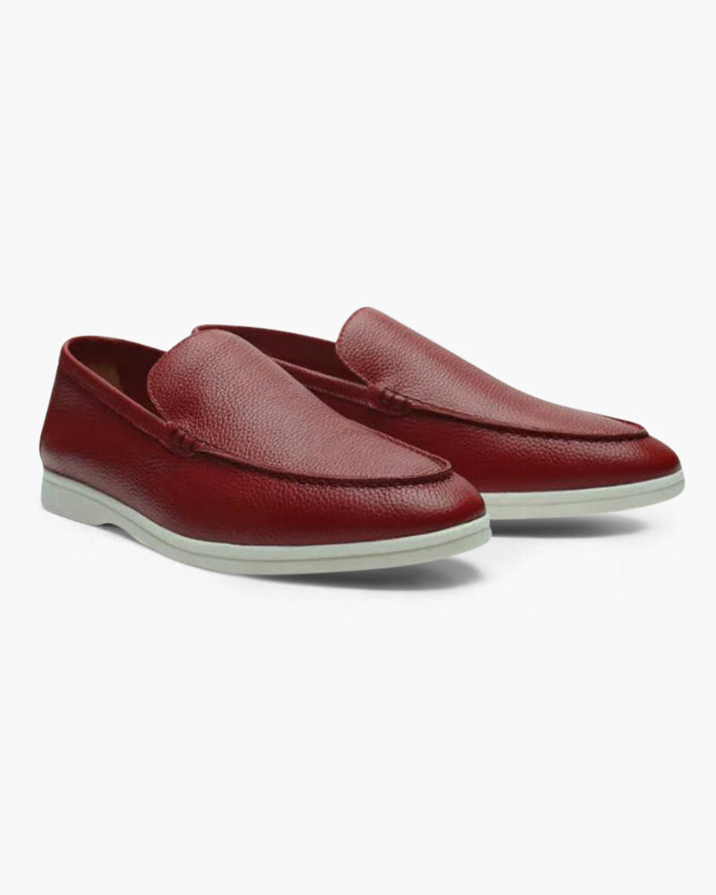 Emberline Cowhide Leather Loafers