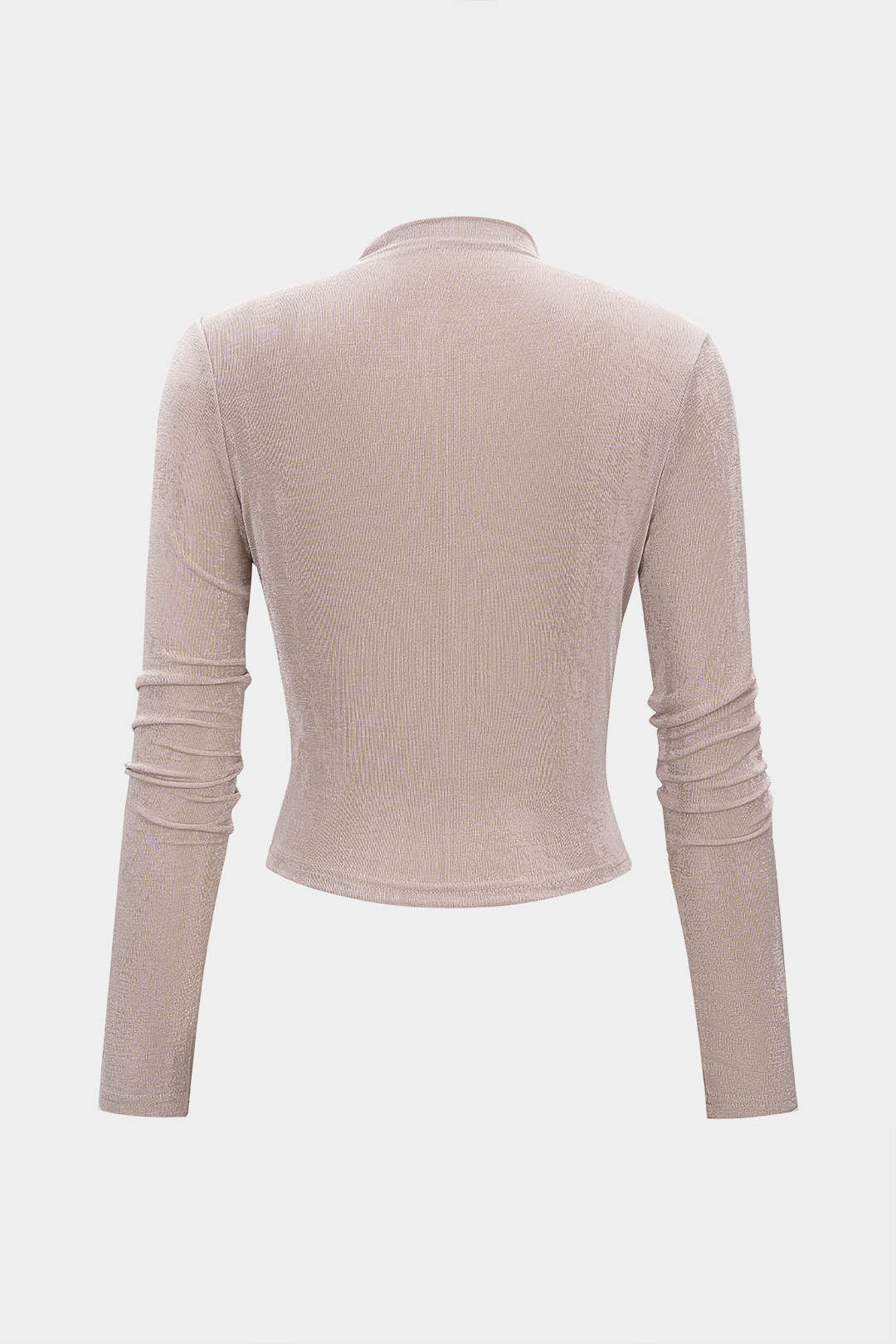 Ruched Wrinkle Long Sleeve Top