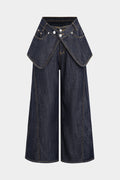 Denim High Waist Wide Leg Jeans