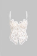 Lace Trim Zipper Cami Top