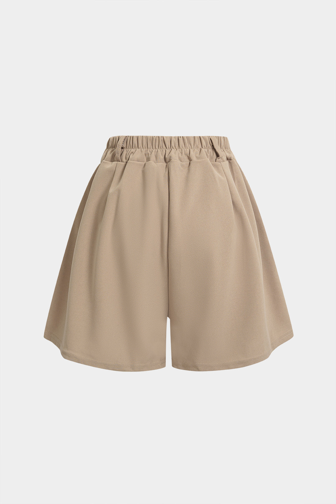 Pleated High Waist Shorts