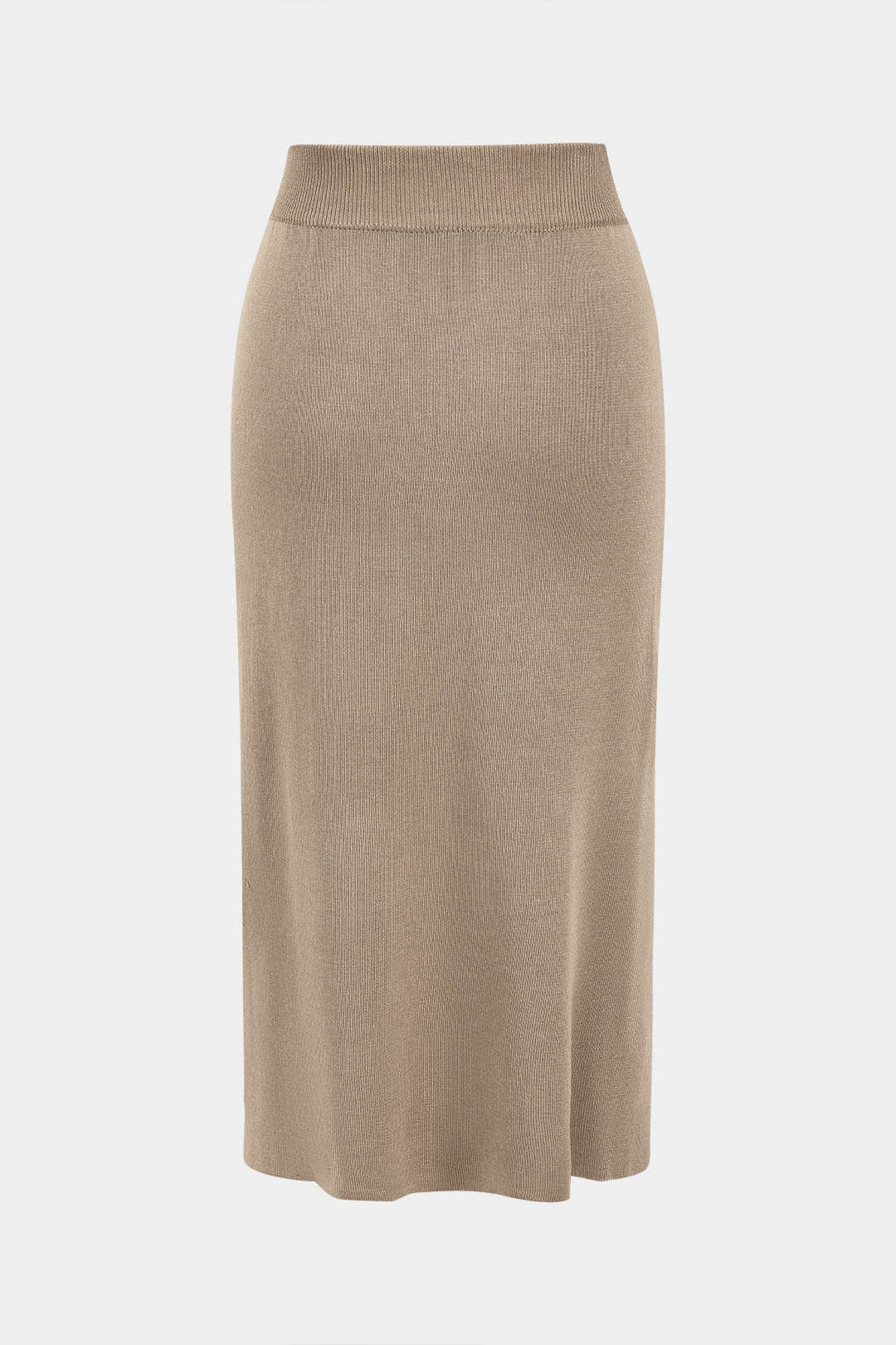 Knit Gigot Sleeve Top And Skirt Set