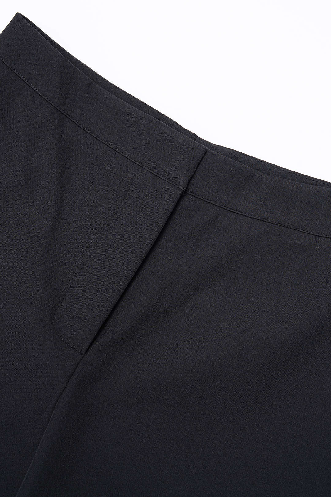 Solid Straight Leg Pants