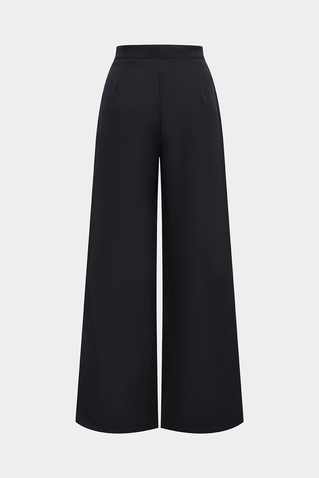 Solid Straight Leg Pants