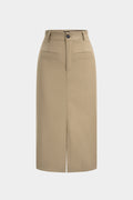 High Waist Pocket Skirt