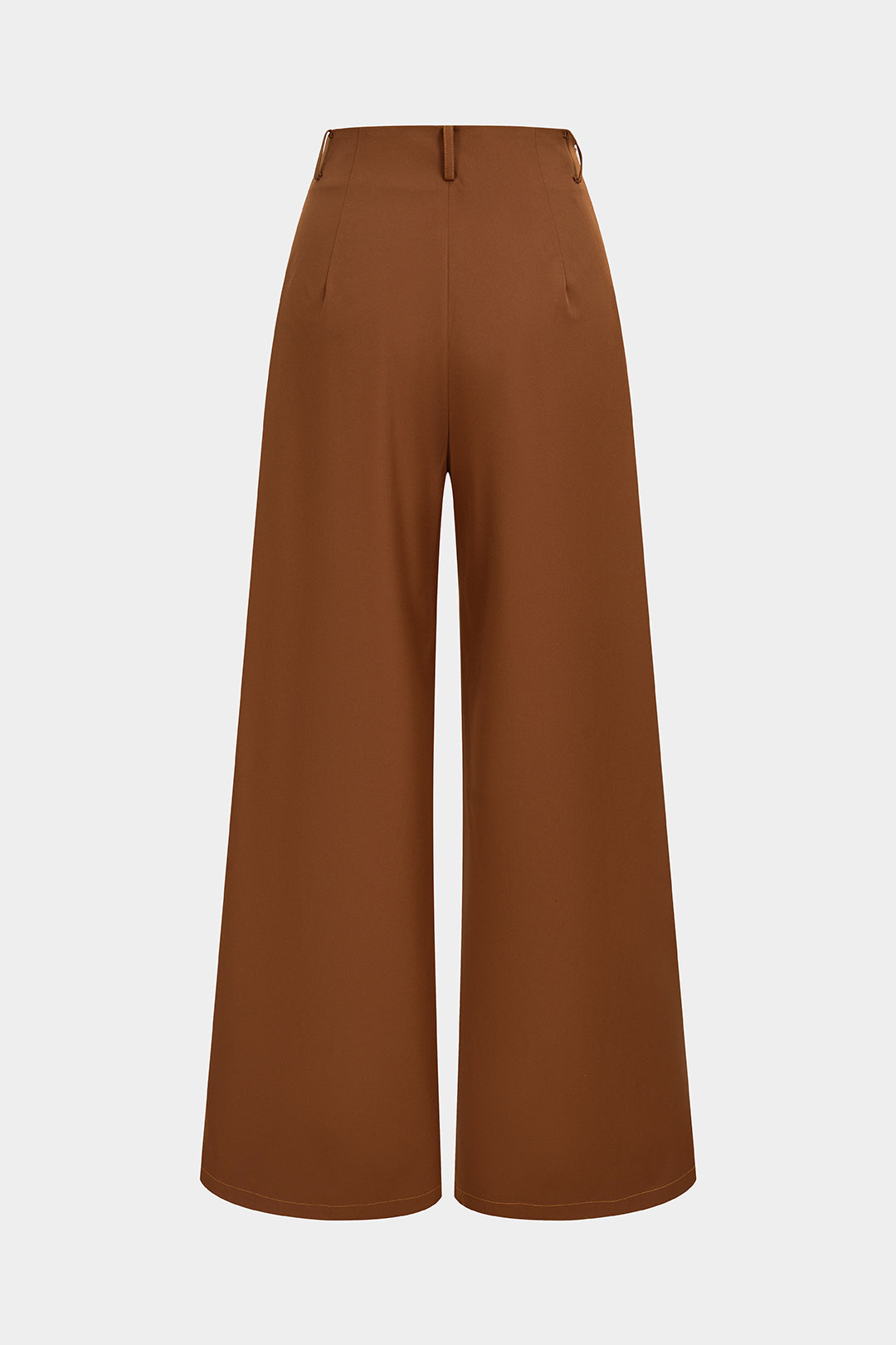 Solid Layered Straight Leg Pants