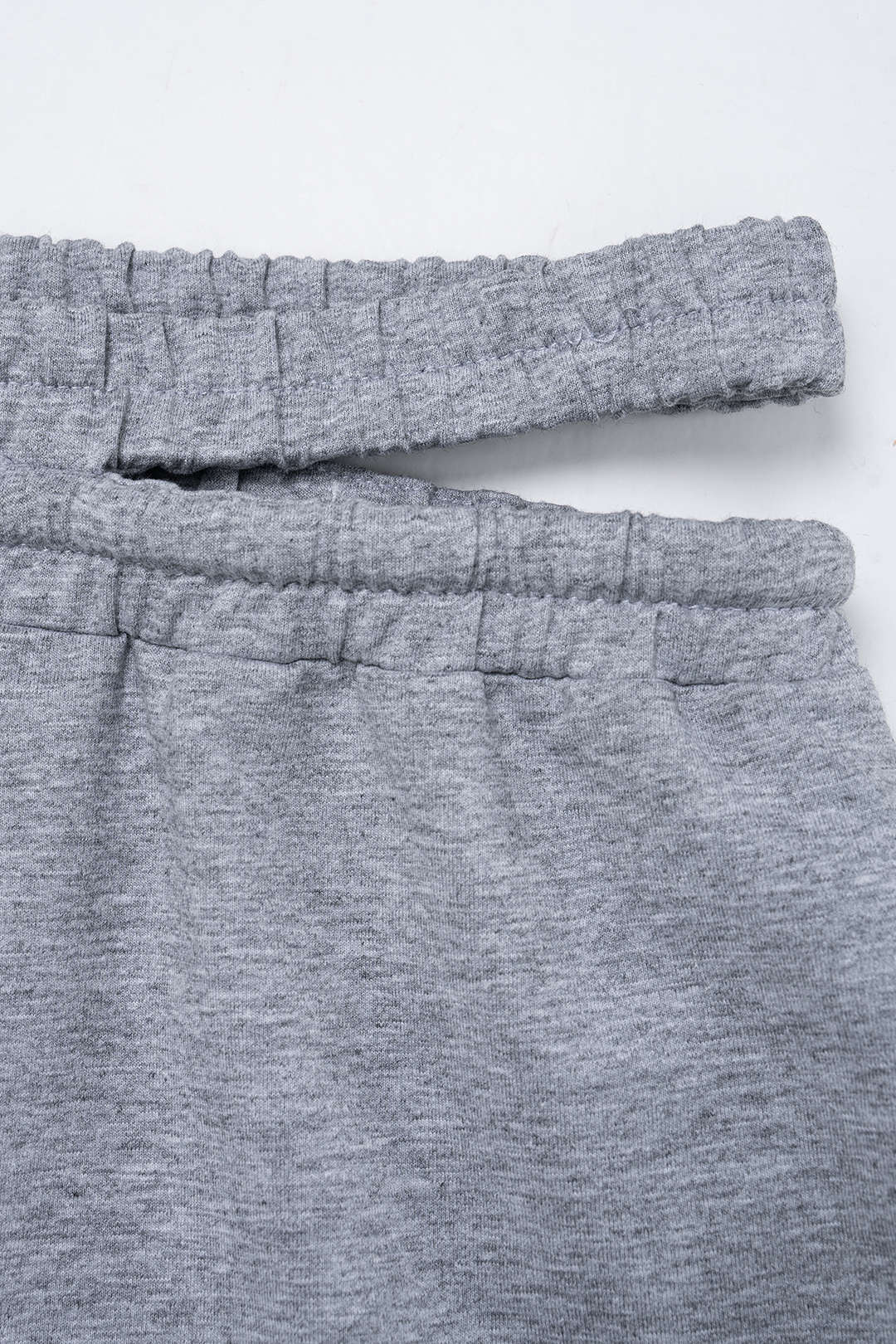 Shirred Drawstring Hollow Out Pants