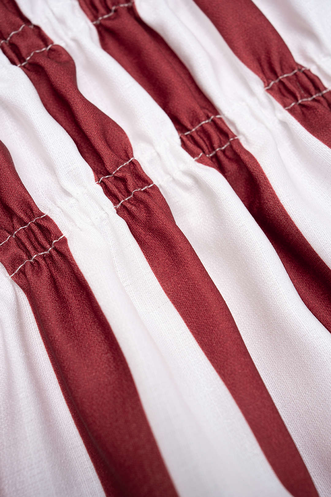Contrast Stripes Print Sleeveless Maxi Dress