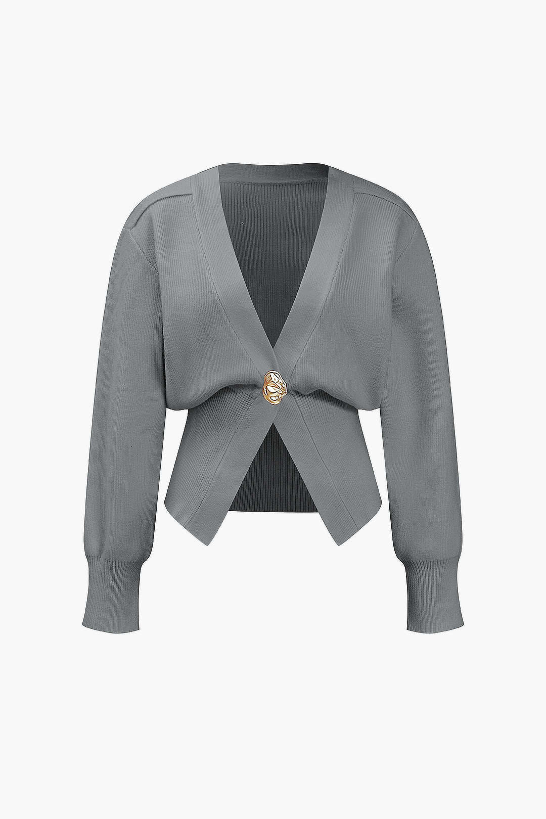 V-Neck Sweater Cardigan