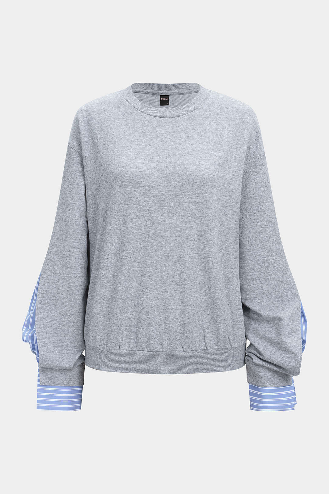 Patchwork Round Neck Sweatshirt