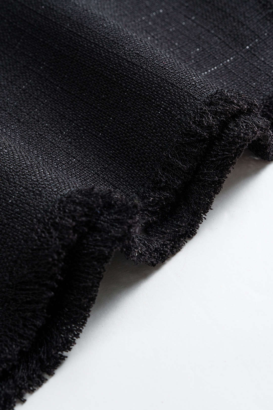 Ribbed Ruched High Waist Trousers