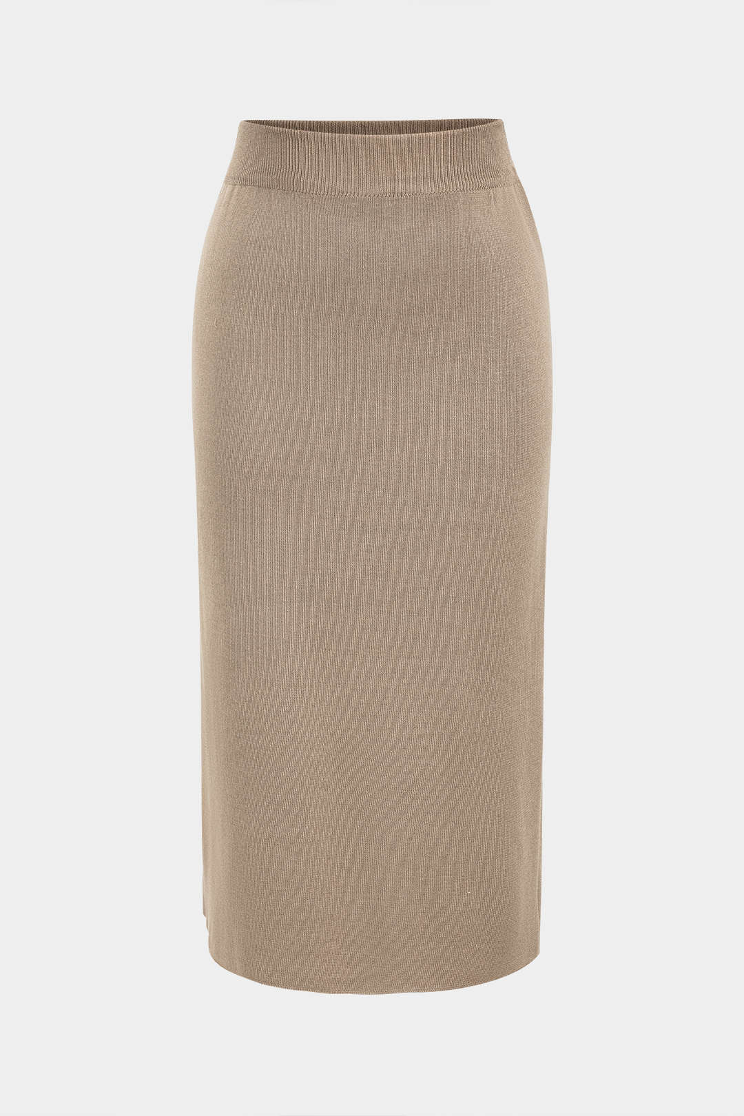 Knit Gigot Sleeve Top And Skirt Set