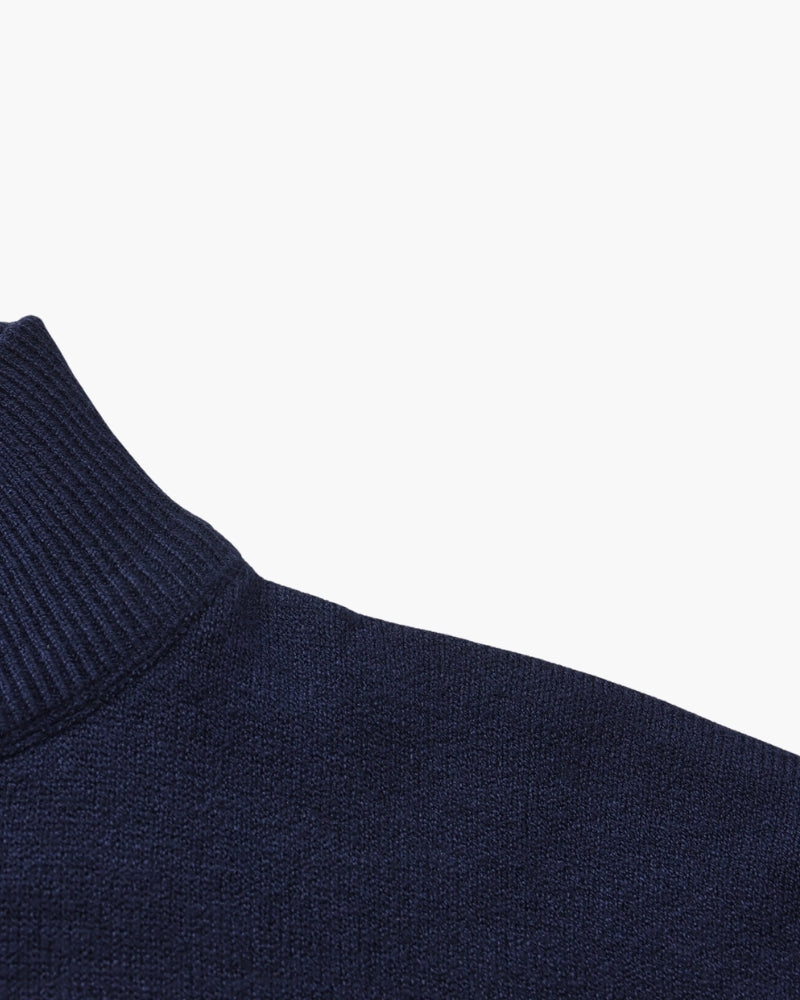 Essential Ribbed Mock Neck Sweater
