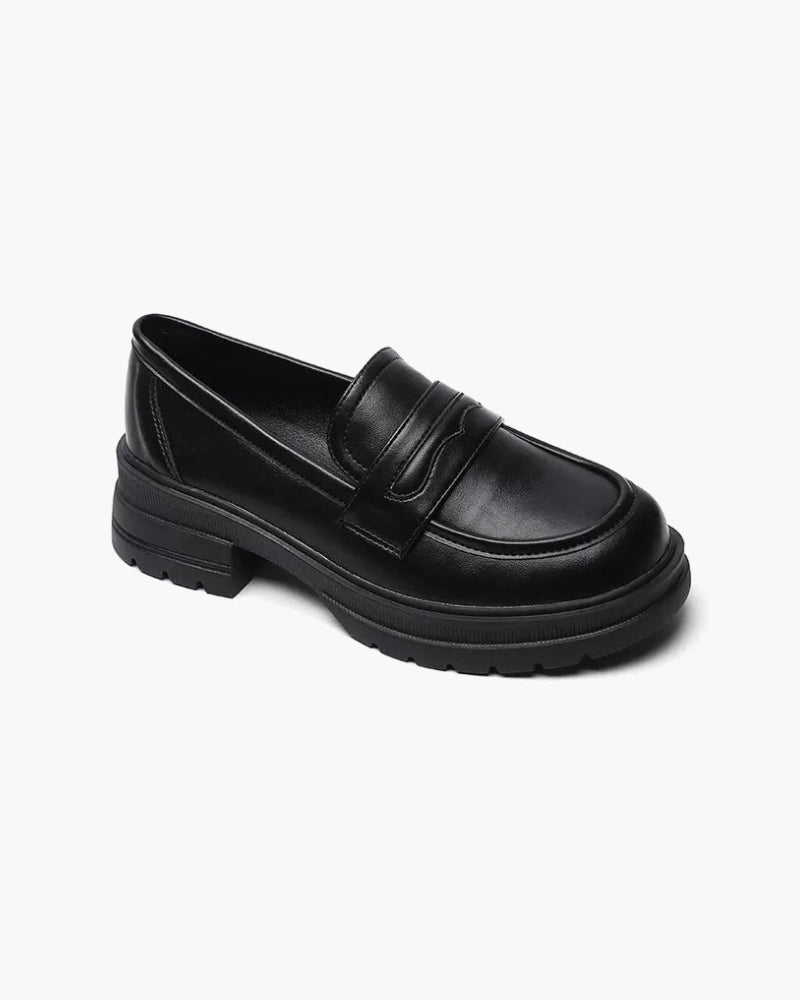 Emberline Leather Loafers