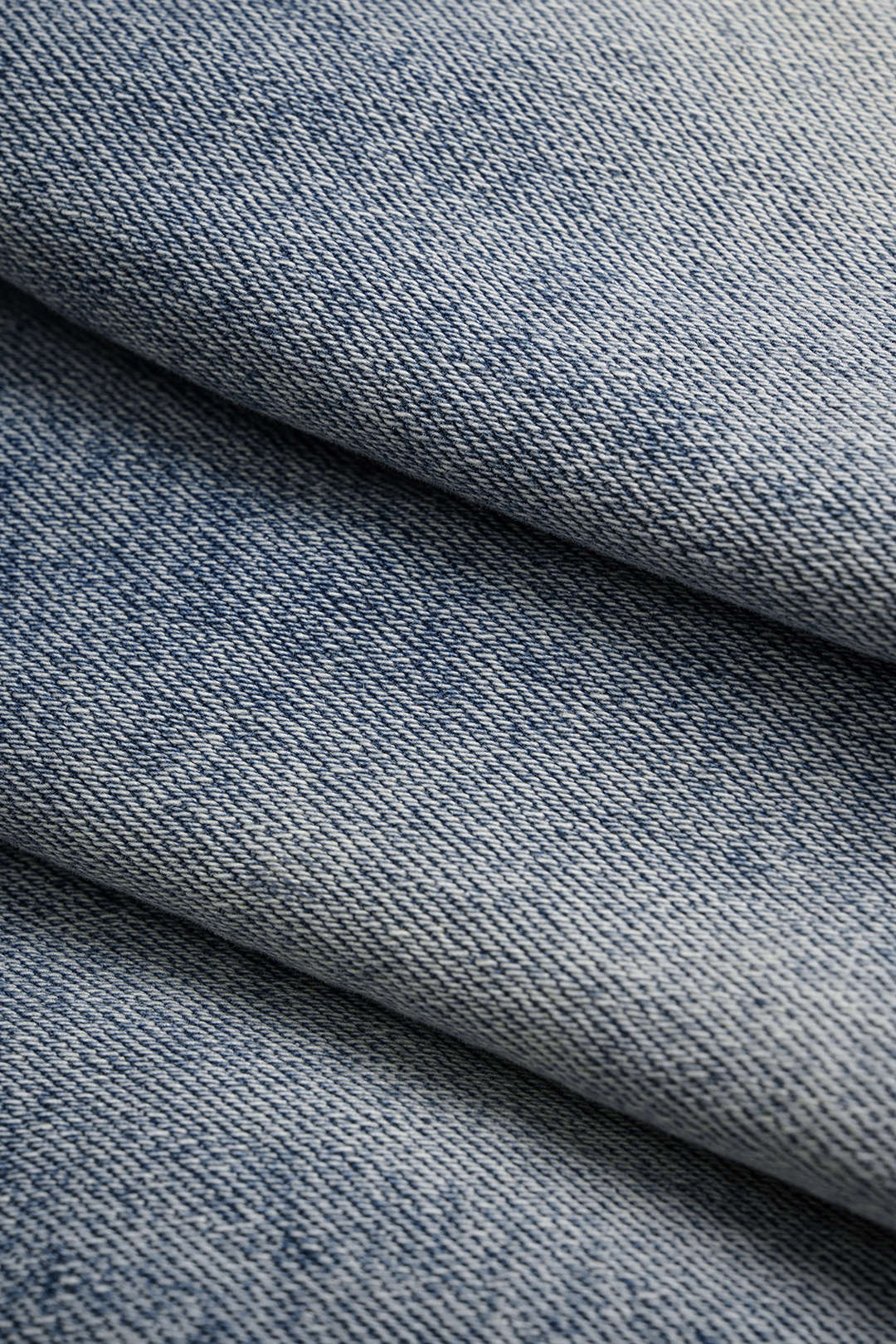 Denim Button Skirt