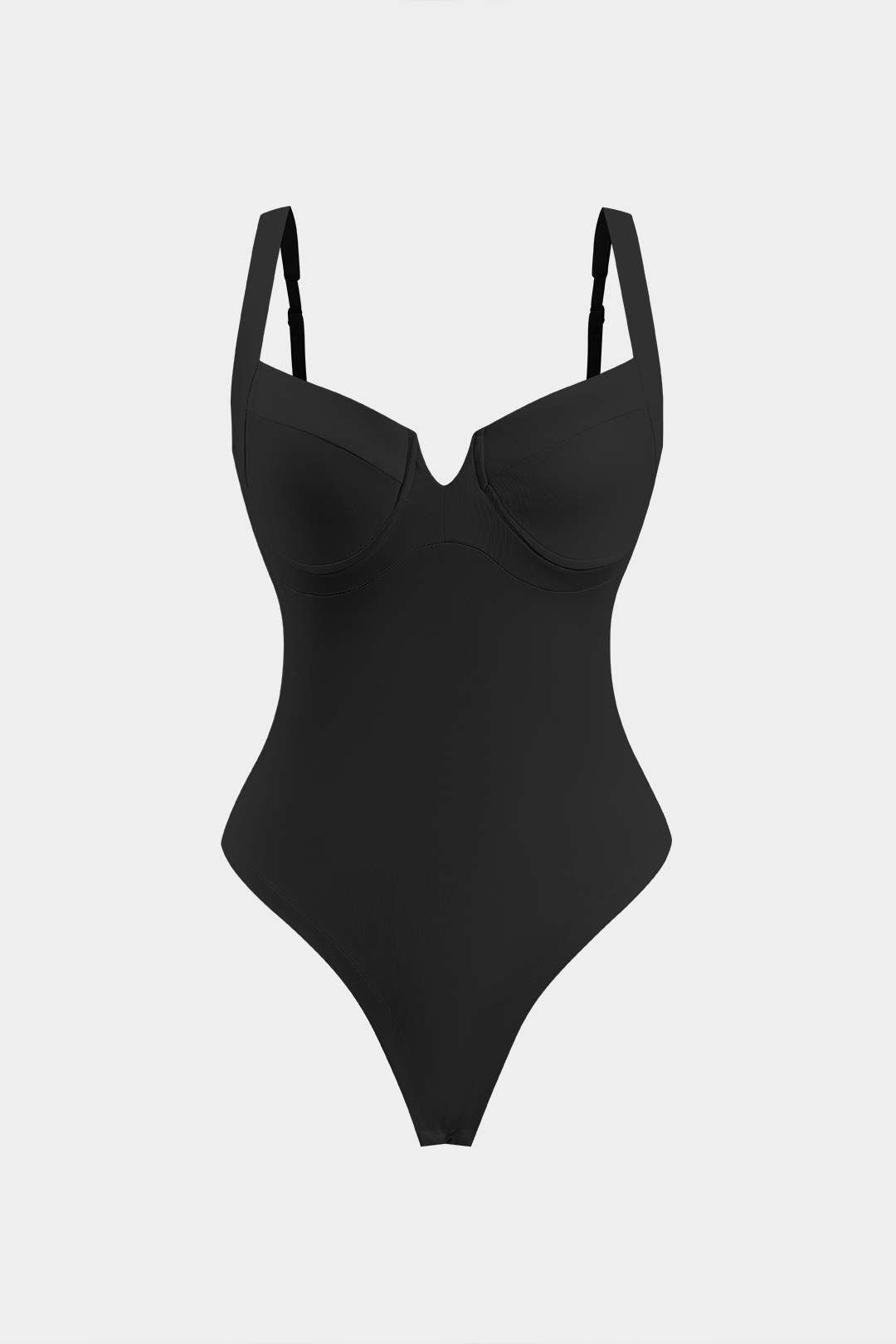 Solid Bustier Sleeveless Bodysuit