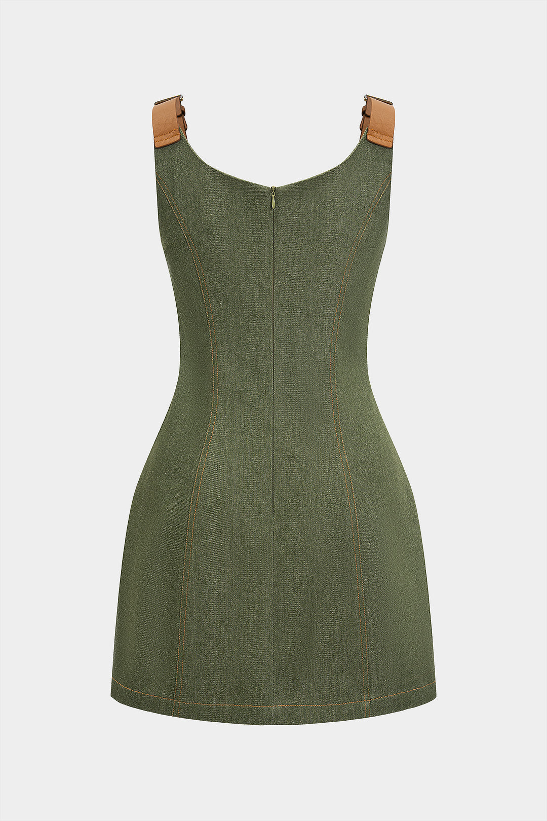 Metallic Decor Sleeveless Dress
