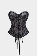 Bustier Backless Tie Corset Top