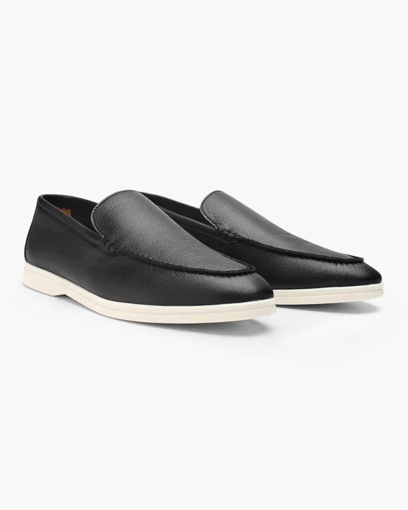 Emberline Cowhide Leather Loafers