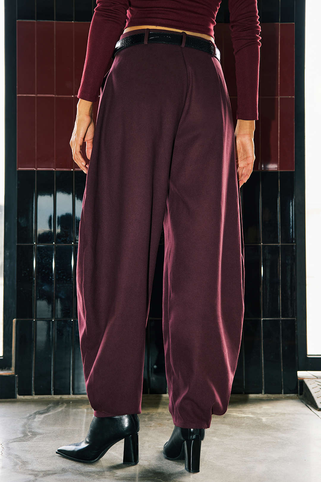 Pocket Ruched Pants