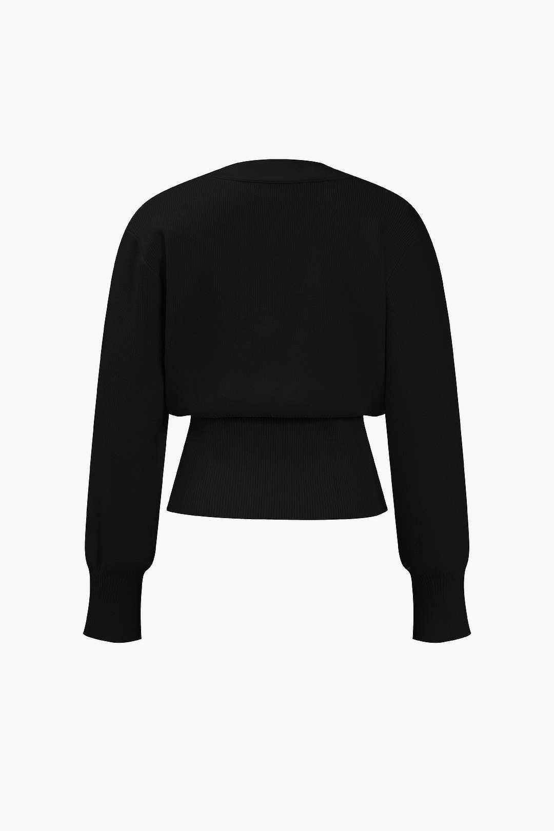 V-Neck Sweater Cardigan