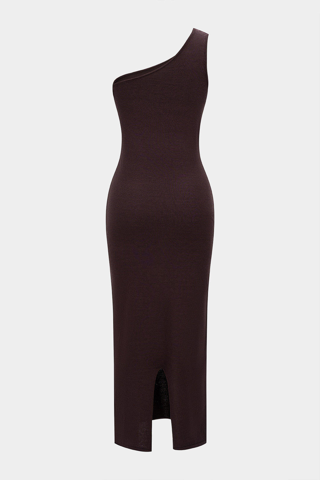 One Shoulder Asymmetrical Sleeveless Maxi Dress