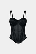 Mesh Bustier Corset Slip Cami Top