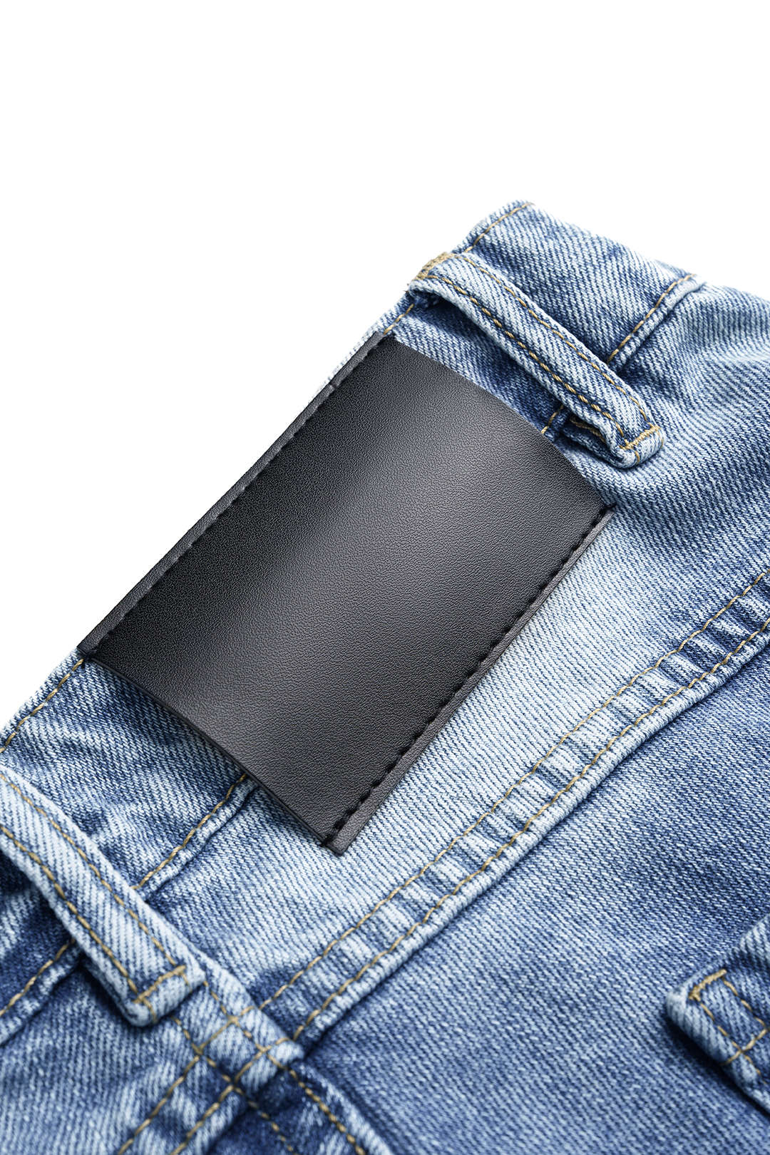 Denim Ripped Wide Leg Jeans