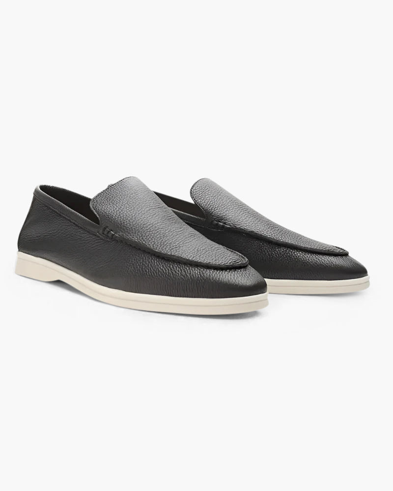 Emberline Cowhide Leather Loafers