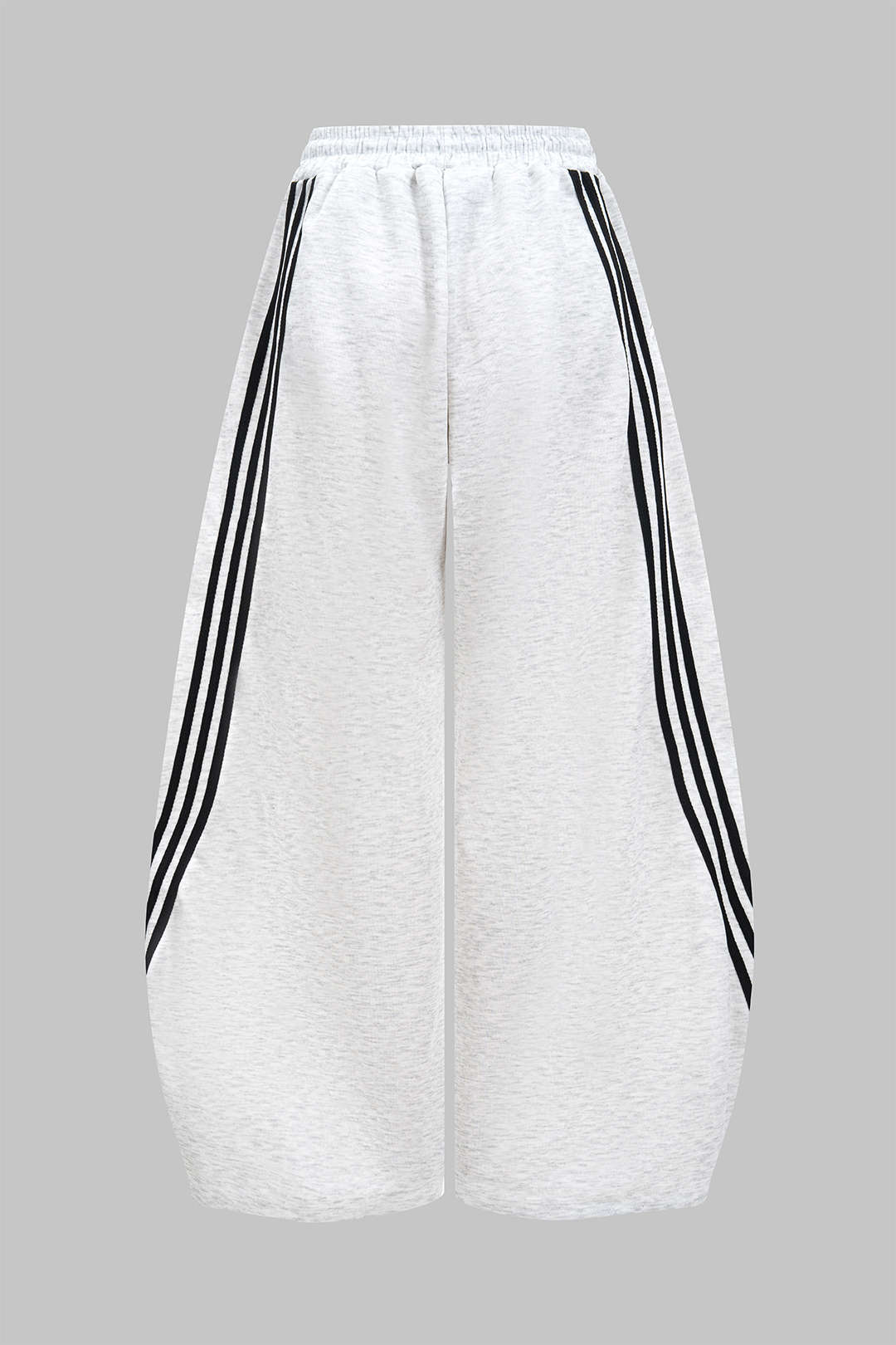 Contrast Tie-Up Barrel Trousers
