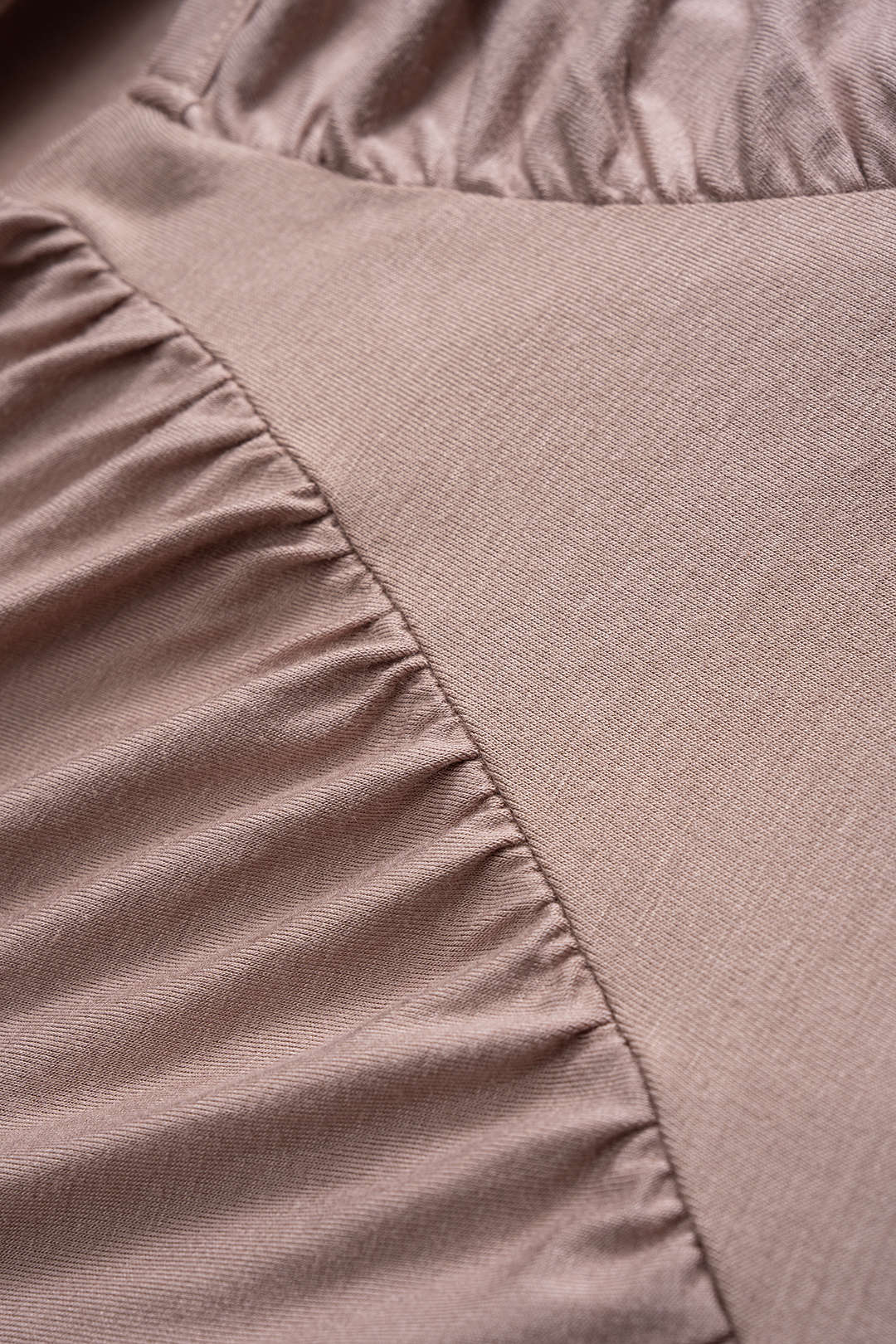 V-Neck Batwing Sleeve Ruched Maxi Dress