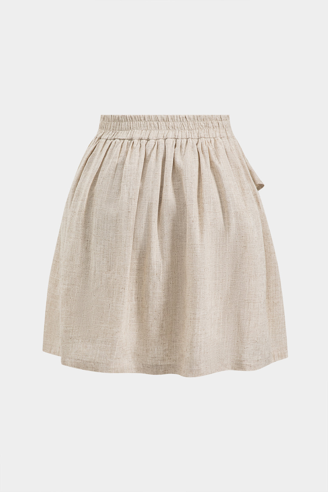 Linen Ruffle Skirt
