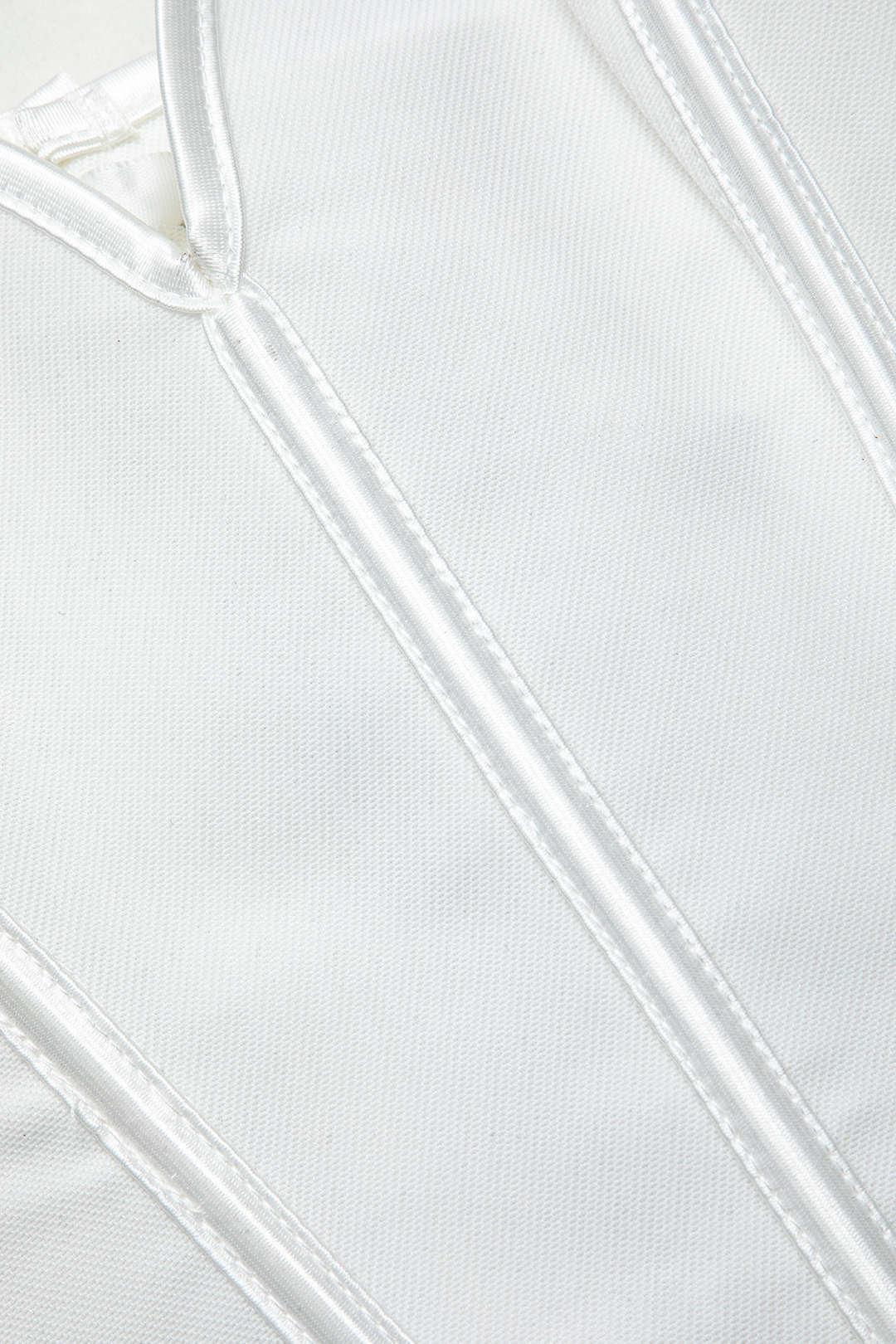 V-Hem Tie Back Corset Top