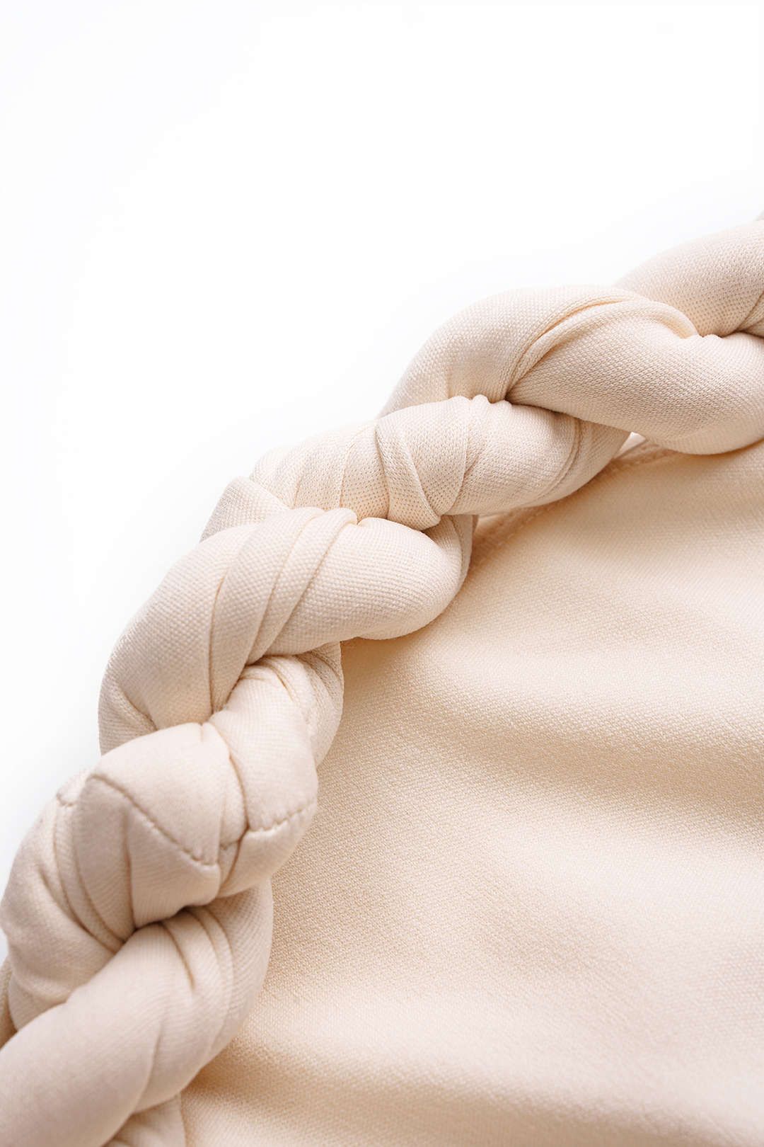 Solid Twist Knot Ruched Sleeveless Bodysuit
