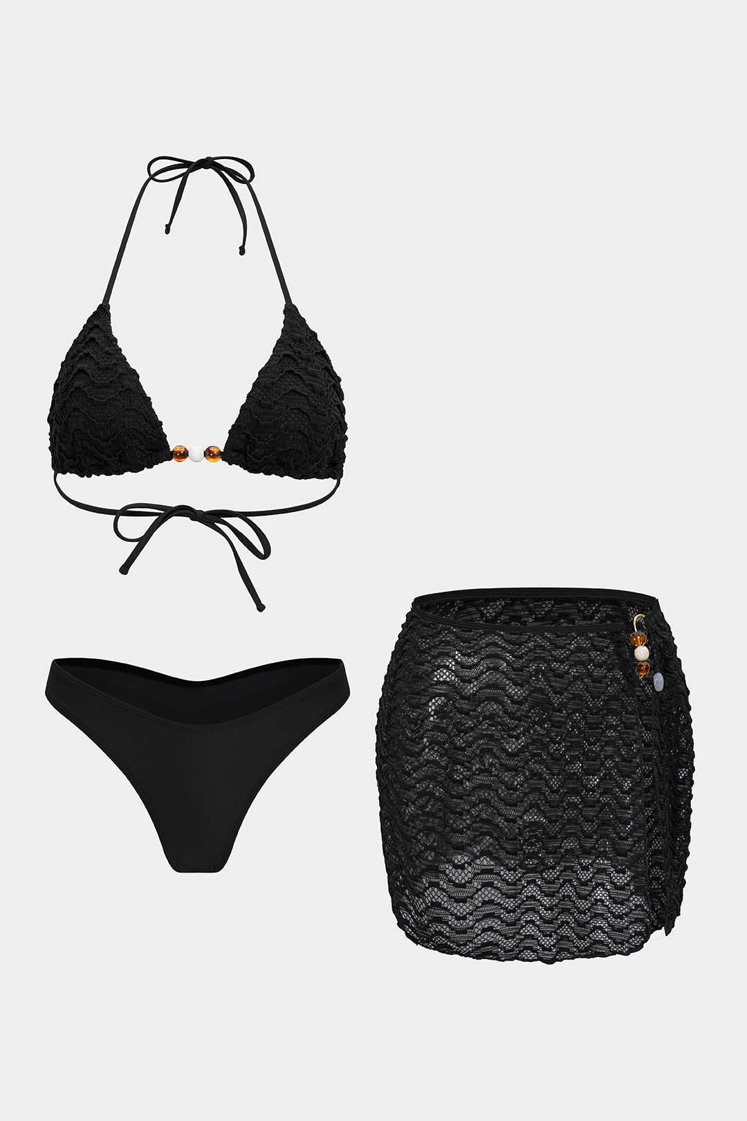 Strappy Tie Bikini Set